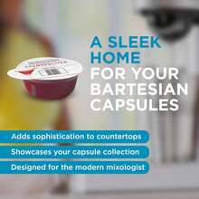 Bartesian - Organizador de cajones para almacenar cápsulas para hacer cócteles, elegante soporte y dispensador para coctelería, accesorios para bar en casa, para máquina, capacidad para 36 cápsulas - Cajón de cápsulas - Ver 2