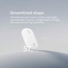 Lenovo Combo de teclado y mouse inalámbrico 2.4G, 105 teclas, diseño delgado, minimalista y elegante, adecuado para oficina, hogar, laptop, tableta - Blanco - Ver 6