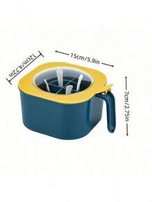 1 Conjunto Caixa de Temperos Básicos 4 em 1 com Tampas e Colheres - Caixa de Armazenamento de Material ABS Prático, Adequada para Armazenamento em Balcão, Economiza Espaço, Essencial para a Cozinha - Multicolorido - Visão 6