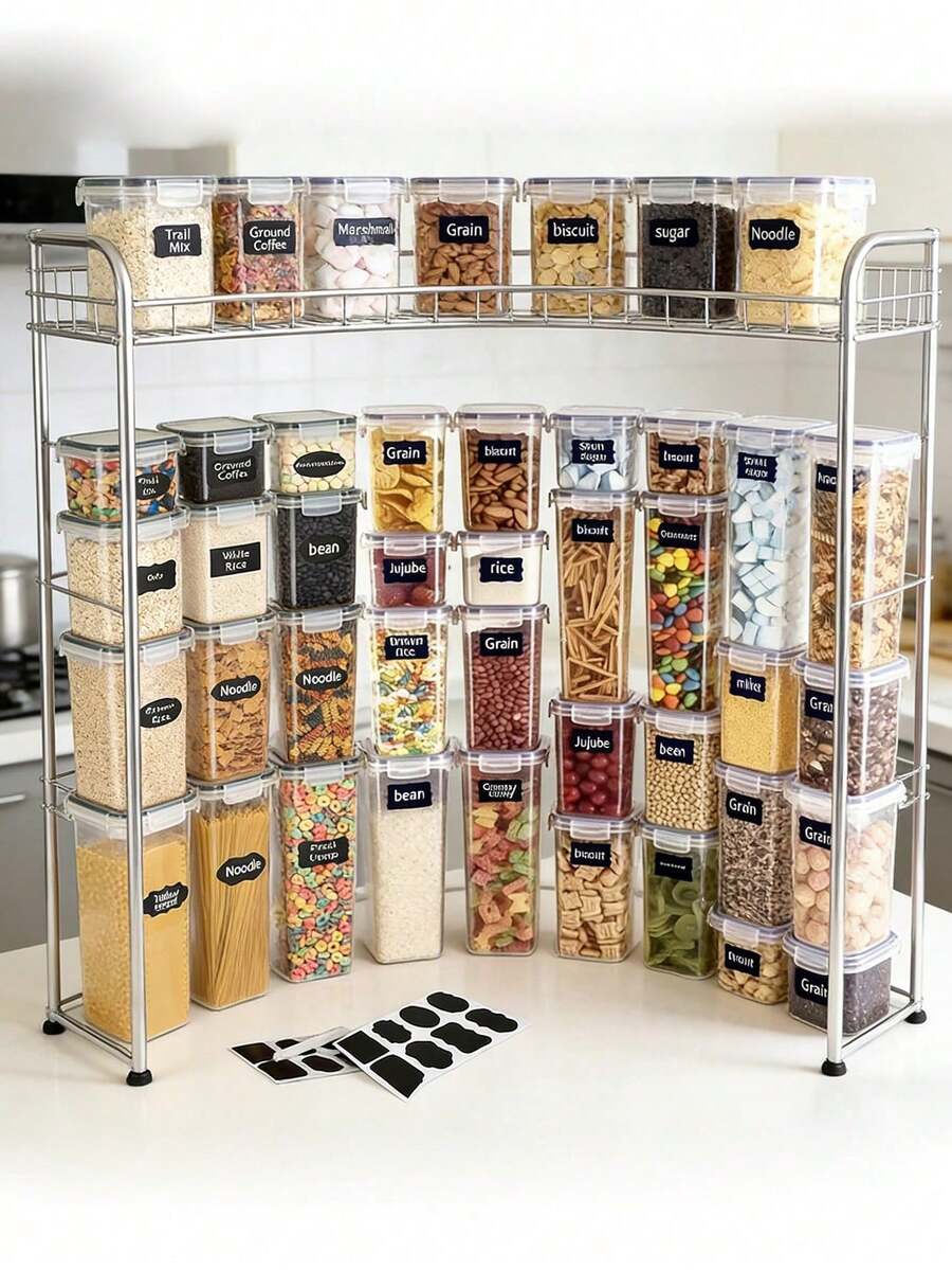 Pasta Containers - Siyah ve Beyaz - Görünüm 1