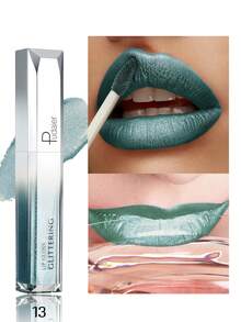 Pudaier 情人节礼物 金属光泽液体唇釉 防水 持久 不沾杯 柔滑哑光妆效 适合所有肤色 - 13 - 查看 1