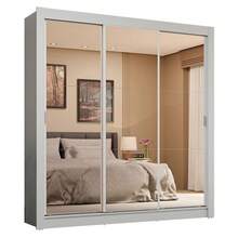 Ropero Closet Madesa 3 Puertas 3 Espejos Color Blanco 02 - Blanco - Ver 11