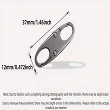 4个多功能拉链夹弹簧扣防盗装置，适用于背包、登山包，安全防盗弹簧锁 - 4個裝 - 查看 3