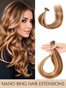 Tóc nối nano hạt 12-22 inch, kẹp tóc nano vô hình giúp tăng chiều dài hoặc độ dày, phù hợp cho nhiều dịp khác nhau. - Nhiều màu - Xem 38