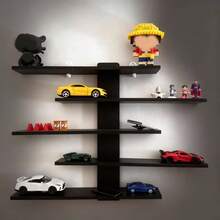 5-Tier Floating Wall Mounted Shelves - Trinket Shelf,Decor & Display Storage For Anime Figurines, Dolls, Green Plants & Statues Ideal For Bedroom & Living Room & Study Room, Kids Room - Màu hỗn hợp - Xem 11