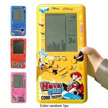 1pc Super Large Screen Handheld Game Console, 80s/90s Nostalgic Retro Vintage Portable Gaming Device, Puzzle Challenge Toy, Built-In Multiple Classic Games, Powered By 2 AA Batteries (Batteries Not Included), Retro Handheld Game, TV Game, Electronic Game - Multicolor - View 10
