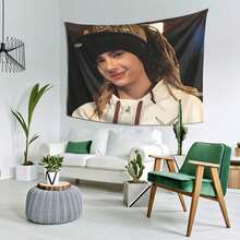Tom Kaulitz Style Peach Skin Tapestry With Comfortable Pattern, Chic Design, Multi-Functional Wall Hanging For Bedroom Living Room Dormitory Use, Back-To-School Decoration, Holiday Gift To Friends, Party Accessory - 447 - Xem 4
