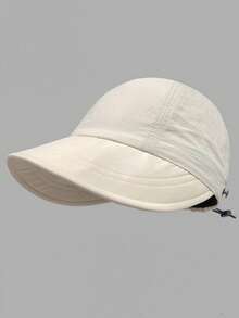 1pc Women's Foldable Wide Brim Sun Hat, UPF 50+ Beach Sun Protection Hat, Suitable For Outdoor Sports - Multicolor - View 8