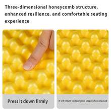 1pc Outdoor Portable Foldable Small Cushion Mat, Egg Tray Pad, Anti-Slip Pad, Honeycomb Pad - Multicolor - View 2