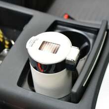 CHIZIYO, elás nuevo Cenicero portátil para cigarrillos y cigarros, Cenicero de fibra de carbono sin humo para coche con luz Led U4PY - A - Ver 6