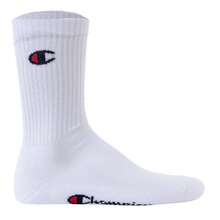 Chaussettes unisexes Champion, 6 paires - Chaussettes mi-mollet basiques - Blanc - Voir 2
