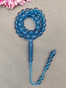 1串45颗10毫米斋月男士念珠，高品质新款猫眼石念珠，适合（斋月和开斋节礼物） - 彩色 - 查看 6