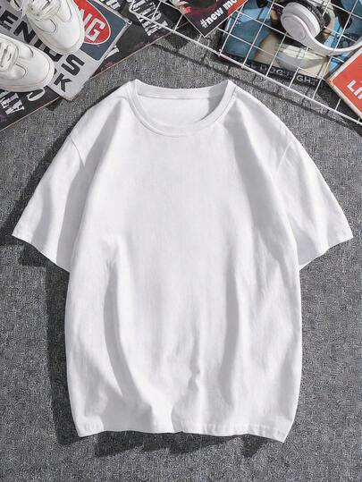 Women's Y2K All-Match Short Sleeve T-Shirt, Round Neck Loose Flattering Top, Comfortable Breathable Versatile Undershirt, Suitable For Spring/Summer Daily And Work Wear Casual