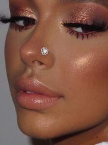 女士精致面部饰品 - 單隻 - 查看 2