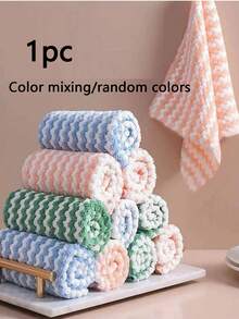 10pcs Ultra Soft Microfiber Dish Cloths - Super Absorbent Machine Washable Towels For Kitchen, Bathroom, Car And Window Cleaning - Multicolor - View 9
