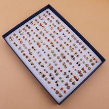 Gold-colored Diamond Ribbon Gift Box