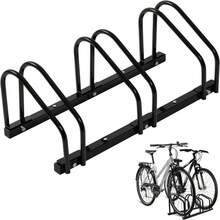 [Envíos locales] Soporte de Bicicleta de 3 Pisos Ajustable, Rack Multinivel para Bicicletas de Montaña y Carretera, Portabicicletas Estable para Almacenamiento en Garaje y Hogar - 1 - Ver 1