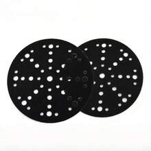 2片装 6英寸/150毫米 48孔超薄 Festool 砂纸垫接口背衬垫，用于保护魔术贴砂纸磨料垫 - 6吋48孔2件裝 - 查看 1