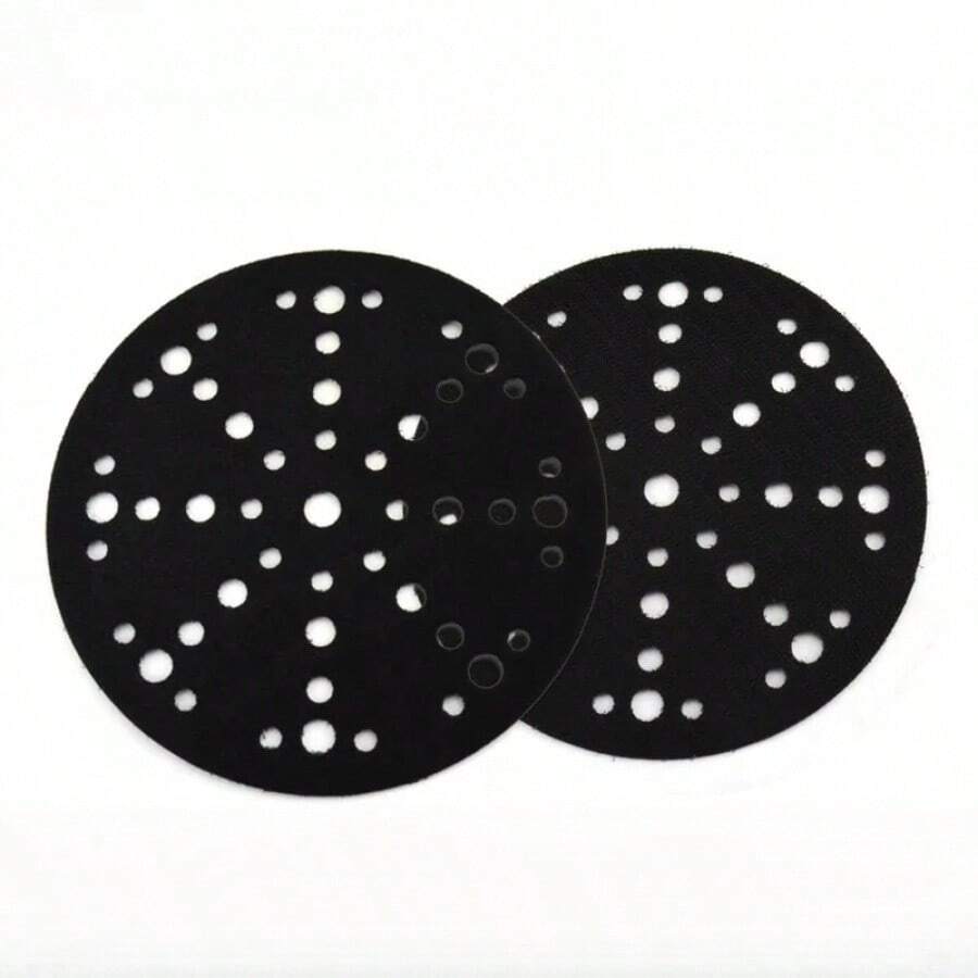 2片装 6英寸/150毫米 48孔超薄 Festool 砂纸垫接口背衬垫，用于保护魔术贴砂纸磨料垫 - 6吋48孔2件裝 - 查看 1