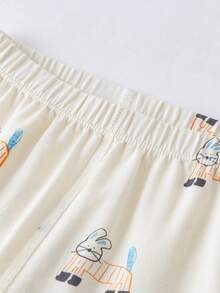 mini bala 儿童保暖内衣套装，柔软抗菌面料，透气舒适，可爱北欧风秋冬打底衫 - 紅藍色調 - 查看 8