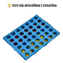 Brinquedo Educativo Jogo Lig 4 Connect 4 Jogo 4 Em lInha Para 2 Jogadores - Colorido - Visão 5