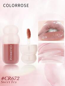 COLORROSE CR672 镜面光泽唇釉，丰盈水润，玻璃唇彩，钻石丰唇，保湿液体唇膏，轻盈便携，日常妆容必备，女士及女孩适用；适合日常、工作、办公室、正式场合、派对、特殊场合、送礼；唇部彩妆 - 672 - 查看 10