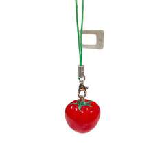 1pc Tomato Shaped Phone Lanyard, Made Of Glossy Resin Material With Green Decorative Cord, Adorned With Cute Vegetable Pattern, Suitable For Phone Or Bag Decoration - 1 Piece Of Tomatoes - View 8