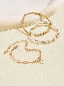 Multi-Style Bohemian Beach Beaded Necklaces – Stackable & Single Wear Options, Mix-And-Match Design, Versatile For Daily Outfits & Beach Parties, Quality Crafted Comfortable Jewelry, Perfect Gift Choice - Gold - View 6