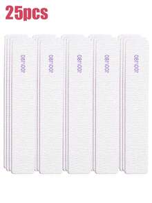 100/180 Grit Double-Sided Professional Reusable Nail File & Buffer, Suitable For Home Manicure And Salon Acrylic Nail Trimming Tools - Multicolor - View 12