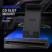 xnyocn New Car CD Slot Tablet Holder Compatible With Tablets And Phones 360° Adjustable Fits Devices 4.7-14 Inches Driver-Specific In-Car Mount - Black - View 4