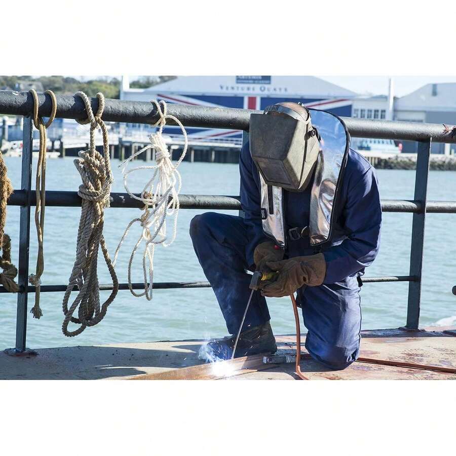 Self Inflating Automatic Life Jacket With Harness & D-Ring 170N Panotex Welders - Multicolor - View 1