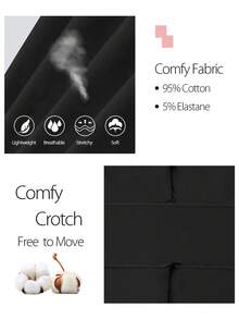 3条装女士纯棉拳击短裤，骑行短裤，亲肤舒适内裤，防摩擦内裤，四季皆宜，圣诞节礼物 - 彩色 - 查看 8