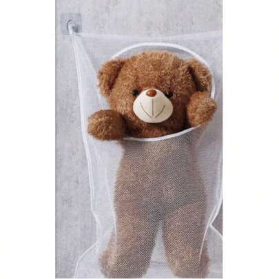 شبكة تخزين متعددة الوظائف للملابس في الحمام، حقيبة تخزين للملابس المعلقة على الحائط للتغيير والغسيل، حقيبة معلقة للجوارب والملابس الداخلية، سلة للملابس القذرة