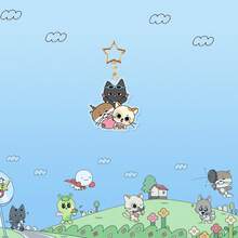 亚克力双面卡通钥匙扣吊坠 - 彩色 - 查看 6