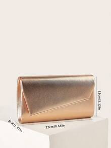 Túi xách cầm tay lấp lánh, sang trọng, bóng bẩy với khóa kim loại mạ vàng mỏng, chất liệu PU, dành cho nữ, kèm dây xích kim loại, thích hợp làm quà cưới, tiệc tùng, khiêu vũ, sinh nhật. Dung tích lớn, đựng được điện thoại và mỹ phẩm. - Rượu sâm banh - Xem 8