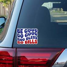 1PC Go Bills Football Sticker, Be Good Do Good Laptop Decal, Sports Fan Vinyl, Buffalo Gift, Waterproof Peel & Stick Water Bottle Sticker, Retro Tumbler Decal, Trending Football Notebook Vinyl, Perfect Gift For Bills Fans, Cute Blue Red Car Sticker, Easy Apply Funny Laptop Accessory, God Bless Water Bottle Decal, Vinyl Computer Sticker, Sassy Sports Notebook Decor, Go Bills Tumbler Sticker, Football Fan Car Decal - S1924 - View 8