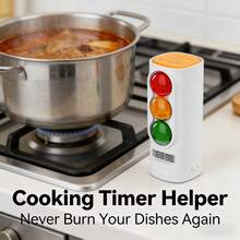 Traffic Light Shaped Kitchen Timer, Unique Creative Design, Precise Countdown Cooking Timer, Distinctive Device For Daily Cooking Time Management - Multicolor - View 6