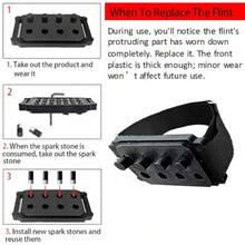 Upgrade 1/2PCS Reusable Motorcycle Sparks Shoe Covers Bicycle Sparks Skateboard Sparks Cool Sole Sparkling Shoe Cover - 8 vật tư tiêu hao - Xem 7