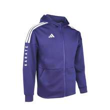 Áo khoác thể thao Adidas cho trẻ nhỏ, áo khoác gió nhẹ, áo khoác mỏng, áo khoác ngoài có mũ cổ đứng cho bé trai. - Màu xanh lam - Xem 14