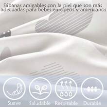 zxxSabanas para Cuna  130x70 Sabanas  100% algo Suave y Aable para la Piel Adecuado para colcon para Cuna de  colcon para coleco Nus de Dos Coscuna para bebé - Tonosclaros - Ver 4