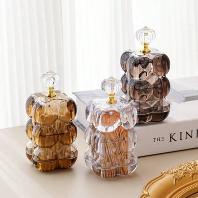 1个创意造型牙签盒，牙线收纳盒