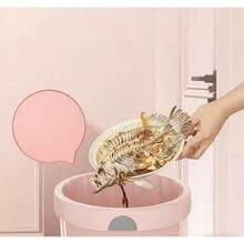 1 Roll Of Small Drawstring Kitchen Trash Bags, 4-Gallon Thickened Small Drawstring Trash Bags, Made Of Sturdy And Lightweight Material, Disposable, Suitable For Kitchen, Bathroom, Bedroom, Home, And Office Trash Bins, 30 Pieces - 50 片裝(2 包) - 查看 3