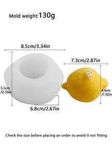 1个DIY水果系列硅胶模具，逼真草莓蓝莓造型，多用途，适用于香薰蜡烛/肥皂/翻糖/树脂/石膏，婚礼闺蜜礼物，送给女性的蛋糕装饰家居DIY工艺品 - A - 查看 12