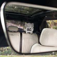 Libro de tela para bebé con espejo convexo, juguete de entrenamiento visual con espejo para cochecito, colgante de cuna - Multicolor - Ver 5