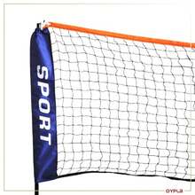 NEW Medium 4m Adjustable Mini Foldable Badminton Tennis Volleyball Net - Multicolor - View 3