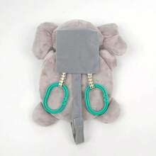 Libro de tela para bebé con espejo convexo, juguete de entrenamiento visual con espejo para cochecito, colgante de cuna - Multicolor - Ver 3