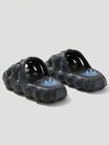Sandalias de dedo de verano para hombres con diseño de raíz de árbol de moda y fresco, nuevas sandalias unisex antiolores de EVA 2026 - Negro - Ver 3