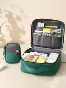 3/2/1 szt. - Zestaw podróżny z lekami, wielofunkcyjna apteczka pierwszej pomocy, zestaw ratunkowy do domu/na zewnątrz, miejsce na leki podróżne, przenośna torba do przechowywania leków na podróż i kemping, pojemnik na leki na co dzień, torba do przechowywania leków, niezbędne wyposażenie kempingowe i turystyczne, akcesoria podróżne, przenośna torba na leki, apteczka podróżna, przechowywanie leków, zestaw do zapobiegania epidemiom i higieny, artykuły przetrwania, styl boho, saszetka, kosmetyczka, niezbędny element podróży - Wielokolorowe - Zobacz 10