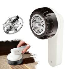 六刀片电动除毛器，适用于去除衣物、沙发、家具上的毛球、绒毛和线头，USB充电 - A - 查看 7