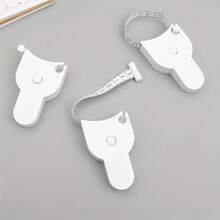 1pc, 3D Ruler Automatic Retractable Y-Shaped Waist Tape Measure Fitness Sports Body Measurement Soft Leather Tape Measure Centimeter Tailoring, Sewing, Handicraft Supplies - 1PC - View 3